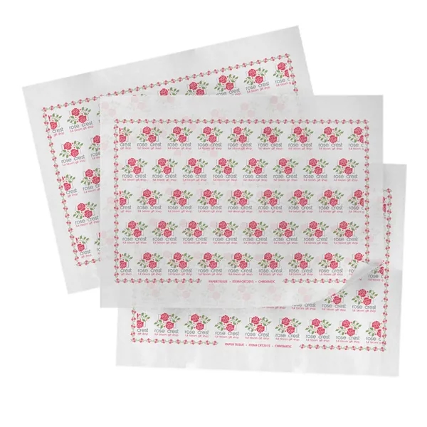 Printed Paper Tissue - Half Sheet - Full Color