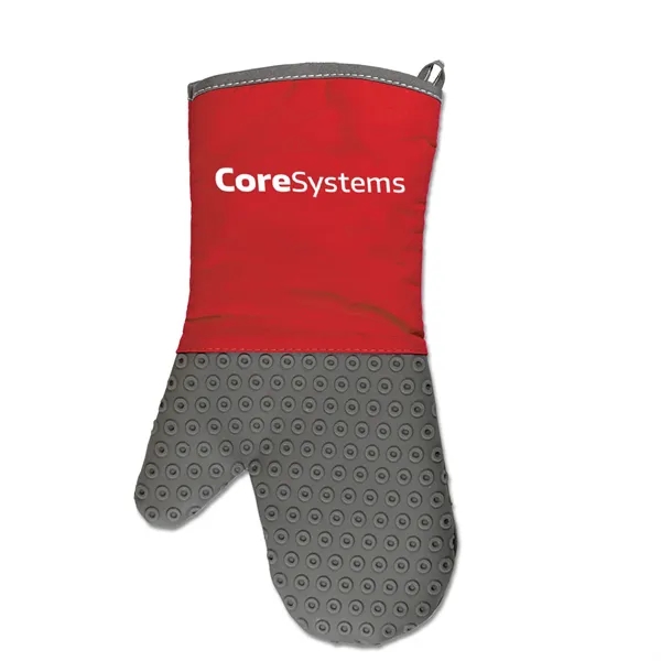 Two-Tone Silicone Oven Mitt - Two-Tone Silicone Oven Mitt - Image 4 of 6