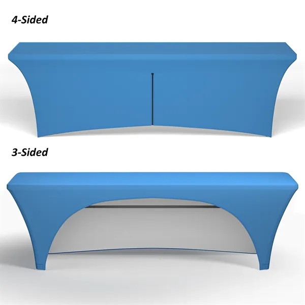 8' Standard Stretch Table Cover (Full Color Dye Sublimation) - 8' Standard Stretch Table Cover (Full Color Dye Sublimation) - Image 2 of 4