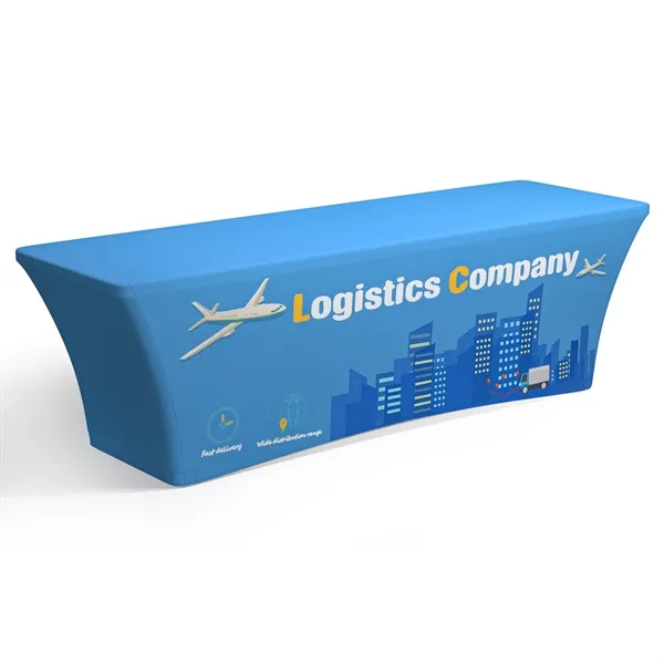 8' Standard Stretch Table Cover (Full Color Dye Sublimation) - 8' Standard Stretch Table Cover (Full Color Dye Sublimation) - Image 3 of 4