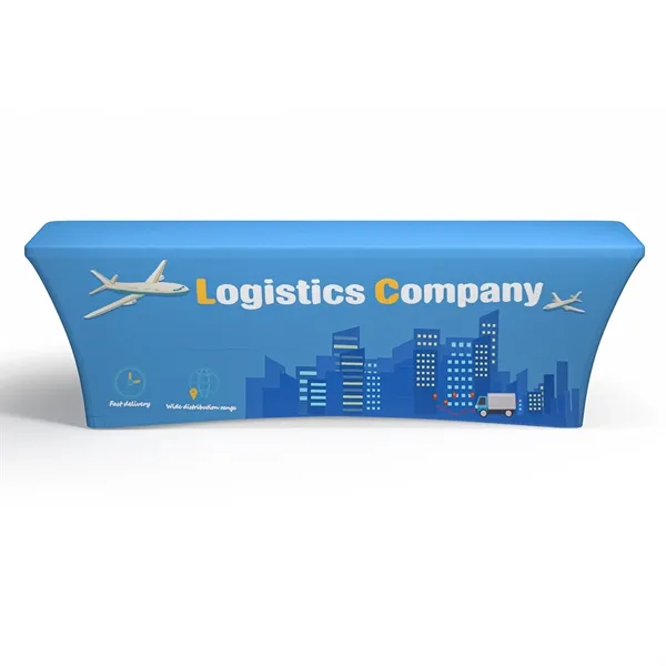 8' Standard Stretch Table Cover (Full Color Dye Sublimation) - 8' Standard Stretch Table Cover (Full Color Dye Sublimation) - Image 4 of 4