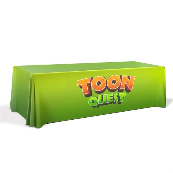 8' Premium Draped Standard Table Cover(Full Color Dye Sublim - 8' Premium Draped Standard Table Cover(Full Color Dye Sublim - Image 4 of 4