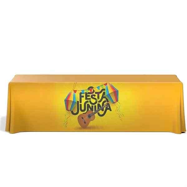 8' Economy Draped Standard Table Cover(Full Color Dye Sublim - 8' Economy Draped Standard Table Cover(Full Color Dye Sublim - Image 3 of 3