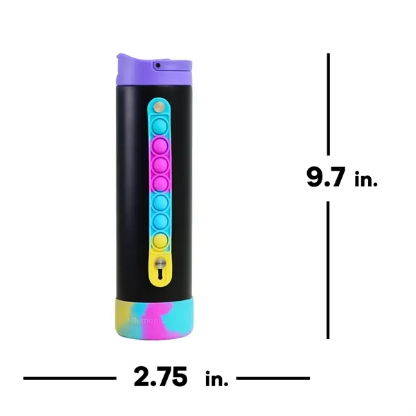 Elemental 20 oz Iconic Pop Fidget Bottle - Elemental 20 oz Iconic Pop Fidget Bottle - Image 4 of 4