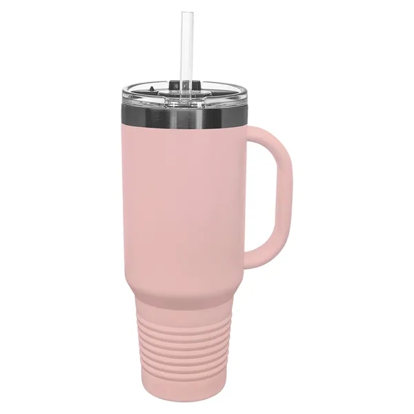 Polar Camel 40oz. Ghost Black ION-Plated Travel Mug w/ Straw - Polar Camel 40oz. Ghost Black ION-Plated Travel Mug w/ Straw - Image 3 of 13