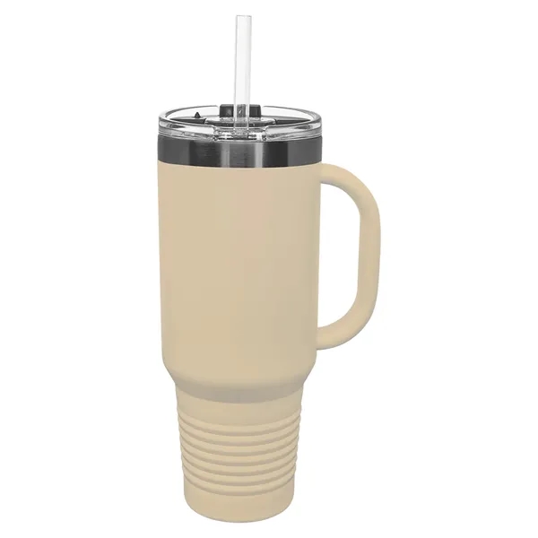 Polar Camel 40oz. Ghost Black ION-Plated Travel Mug w/ Straw - Polar Camel 40oz. Ghost Black ION-Plated Travel Mug w/ Straw - Image 9 of 13