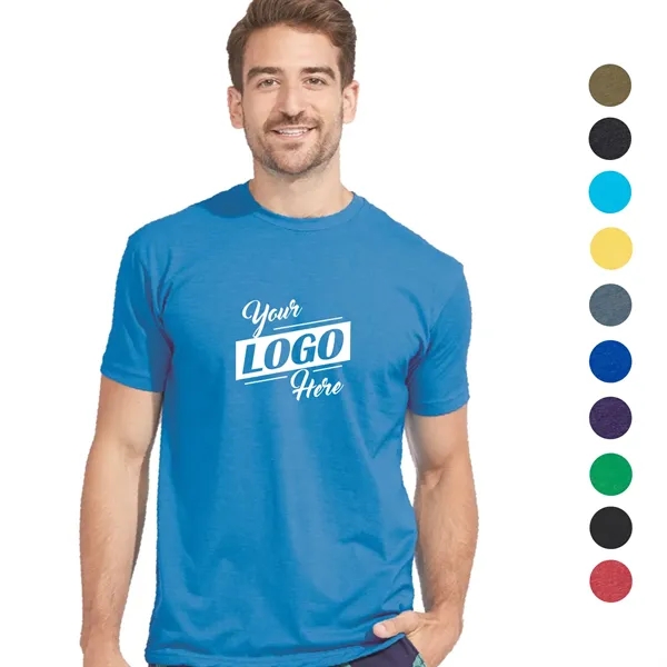 Next Level 4.3 oz 60/40 Combed Cotton/Polyester Mens T-shirt - Next Level 4.3 oz 60/40 Combed Cotton/Polyester Mens T-shirt - Image 0 of 17