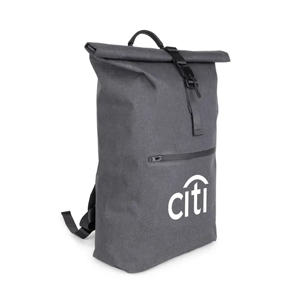 Waterproof rPET Roll-Top Backpack - Waterproof rPET Roll-Top Backpack - Image 2 of 6