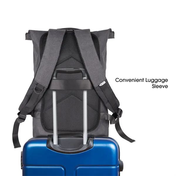 Waterproof rPET Roll-Top Backpack - Waterproof rPET Roll-Top Backpack - Image 5 of 6