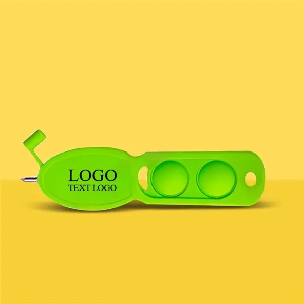 Custom Push Pop Pen Keychain with Carabiner Clip - Custom Push Pop Pen Keychain with Carabiner Clip - Image 0 of 8