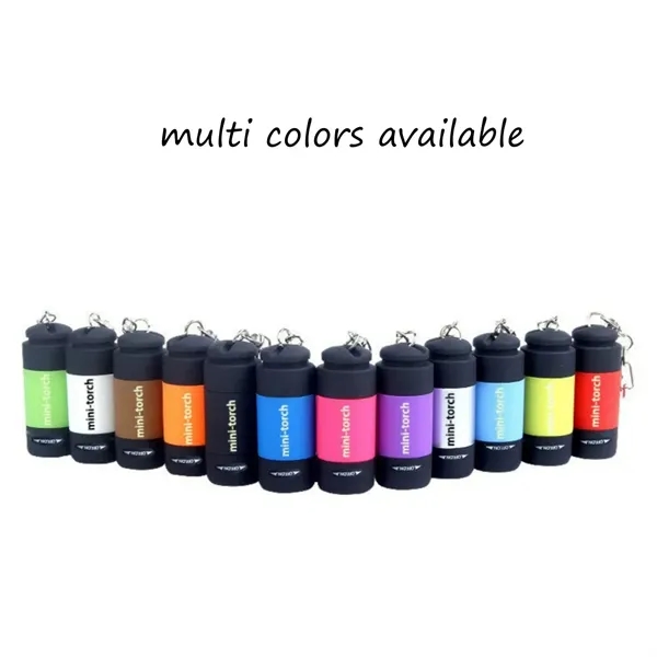 USB Rechargeable LED Flashlight Keychain - USB Rechargeable LED Flashlight Keychain - Image 4 of 4