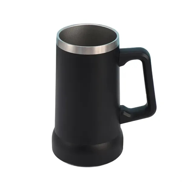 24Oz Beer Mug Tumbler With Handle - 24Oz Beer Mug Tumbler With Handle - Image 2 of 9
