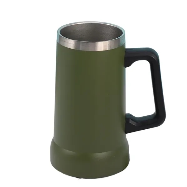 24Oz Beer Mug Tumbler With Handle - 24Oz Beer Mug Tumbler With Handle - Image 4 of 9