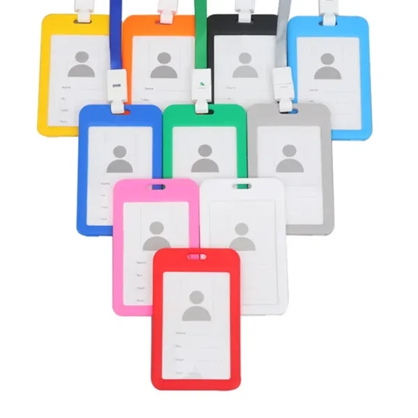 Sliding Badge Holder with Double-Sided - Sliding Badge Holder with Double-Sided - Image 1 of 1