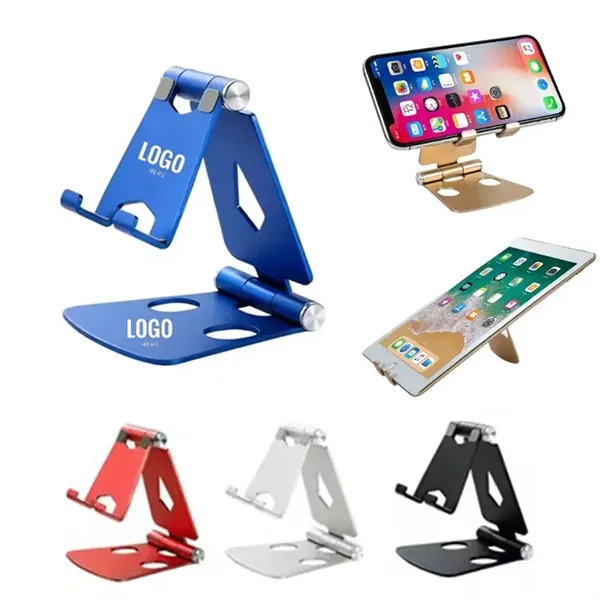 Aluminum Alloy Adjustable Cell Phone Stand - Aluminum Alloy Adjustable Cell Phone Stand - Image 0 of 4