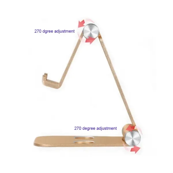 Aluminum Alloy Adjustable Cell Phone Stand - Aluminum Alloy Adjustable Cell Phone Stand - Image 1 of 4