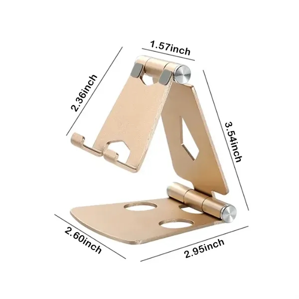 Aluminum Alloy Adjustable Cell Phone Stand - Aluminum Alloy Adjustable Cell Phone Stand - Image 3 of 4