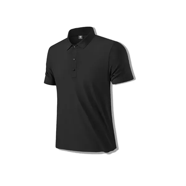 Mens Polo Shirts Quick Dry Short Sleeve - Mens Polo Shirts Quick Dry Short Sleeve - Image 2 of 5