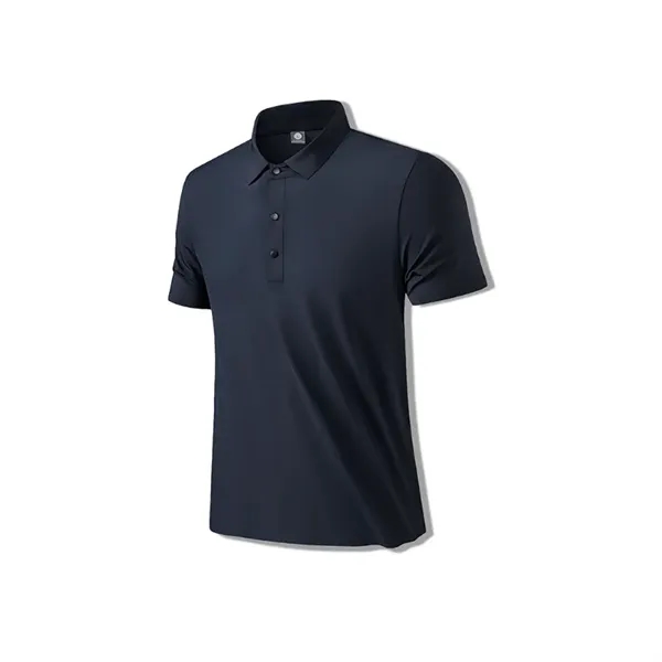 Mens Polo Shirts Quick Dry Short Sleeve - Mens Polo Shirts Quick Dry Short Sleeve - Image 3 of 5
