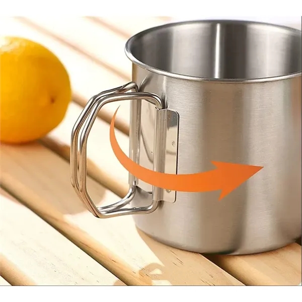 Stainless Steel Camping Mug - Stainless Steel Camping Mug - Image 1 of 2
