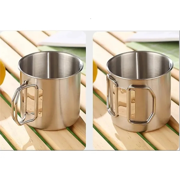 Stainless Steel Camping Mug - Stainless Steel Camping Mug - Image 2 of 2