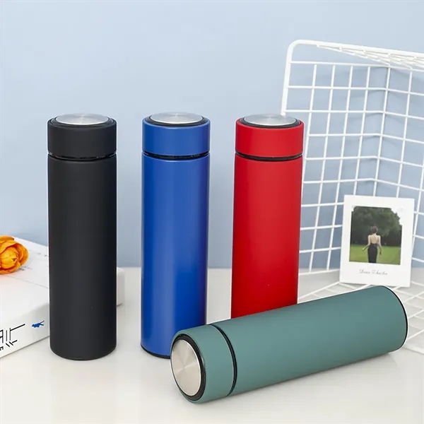 Stainless Steel Smart Water Bottle W/ Temperature Display - Stainless Steel Smart Water Bottle W/ Temperature Display - Image 4 of 4