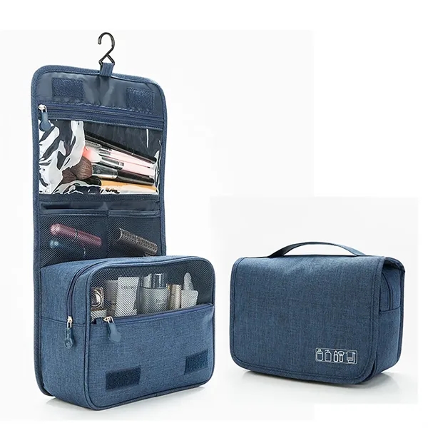 Foldable Travel Compact Hanging Toiletry Organizer Bag - Foldable Travel Compact Hanging Toiletry Organizer Bag - Image 5 of 5