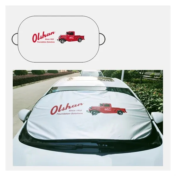 Custom Foldable UV Protection Car Windshield Sun Shade - Custom Foldable UV Protection Car Windshield Sun Shade - Image 2 of 3