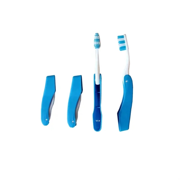 Portable Folding Outdoor Travel Camping Plastic Toothbrush - Portable Folding Outdoor Travel Camping Plastic Toothbrush - Image 1 of 1