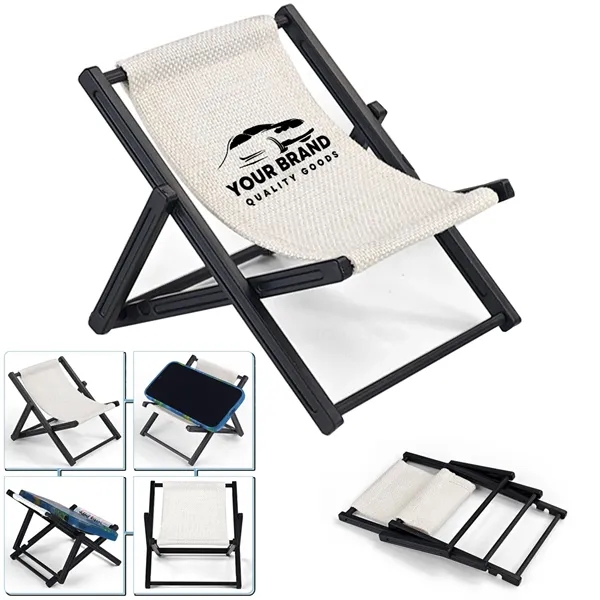 Canvas Seat Shapes Phone Stand Adjustable Angle Holder - Canvas Seat Shapes Phone Stand Adjustable Angle Holder - Image 0 of 4