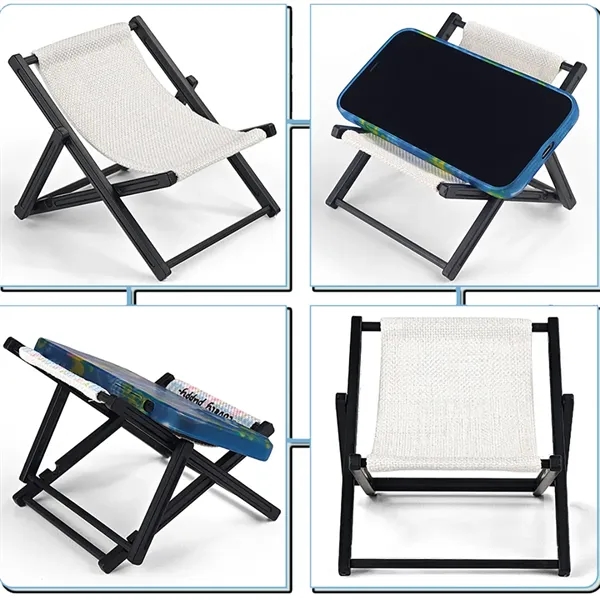 Canvas Seat Shapes Phone Stand Adjustable Angle Holder - Canvas Seat Shapes Phone Stand Adjustable Angle Holder - Image 1 of 4