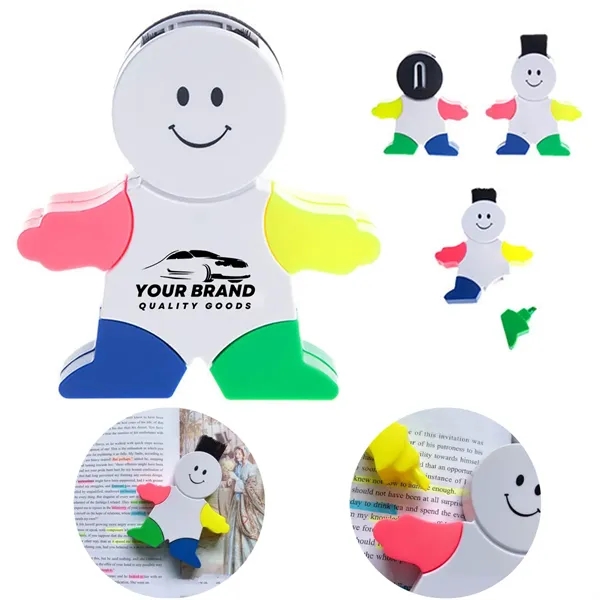 Cartoon Bookmark Brush W/ Watercolor Pen Arms - Cartoon Bookmark Brush W/ Watercolor Pen Arms - Image 0 of 3
