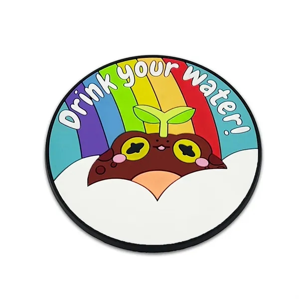 4" 2D Soft PVC Coaster - 4" 2D Soft PVC Coaster - Image 3 of 3