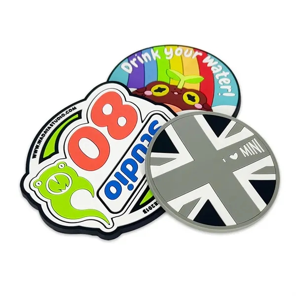 4" 2D Soft PVC Coaster - 4" 2D Soft PVC Coaster - Image 1 of 3