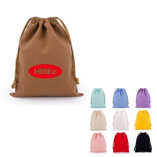 7"*10" Canvas Drawstring Bag - 7"*10" Canvas Drawstring Bag - Image 0 of 1
