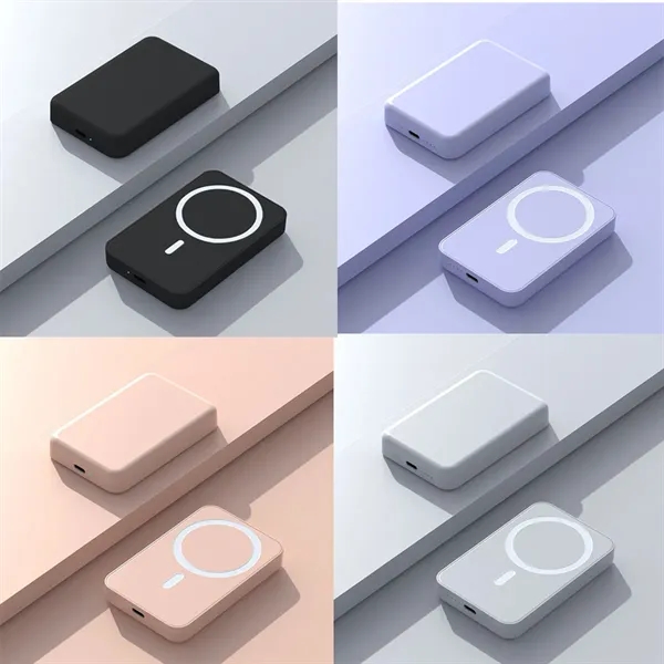 Portable Wireless Magnetic Fast Charging Power Bank - Portable Wireless Magnetic Fast Charging Power Bank - Image 2 of 4