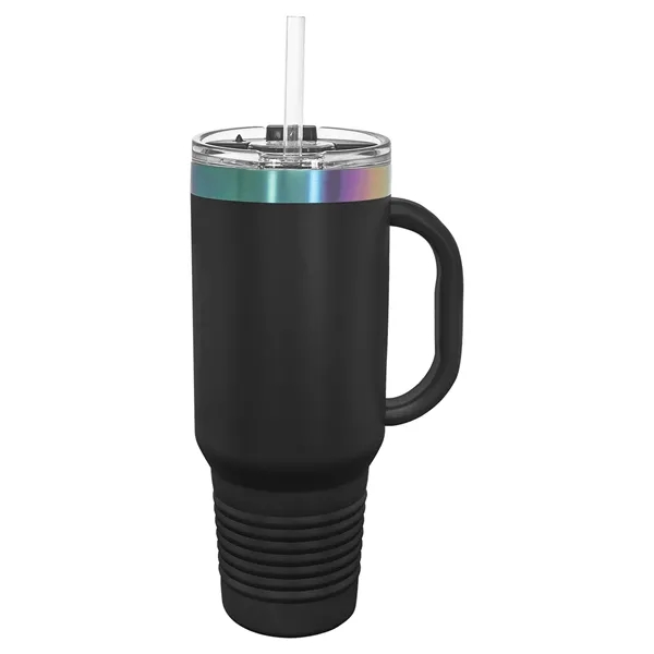 Polar Camel 40oz. Prism ION-Plated Travel Mug w/ Straw - Polar Camel 40oz. Prism ION-Plated Travel Mug w/ Straw - Image 3 of 5