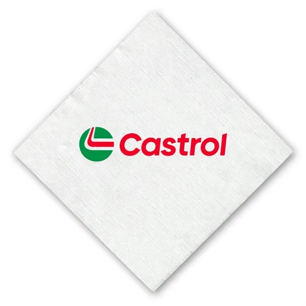 1-Ply White Beverage Napkin - Linen Embossed - 1-Ply White Beverage Napkin - Linen Embossed - Image 0 of 0