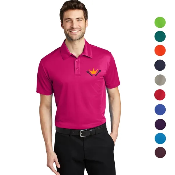 Port Authority Silk Touch Performance Polo w/ Screen Print - Port Authority Silk Touch Performance Polo w/ Screen Print - Image 0 of 27