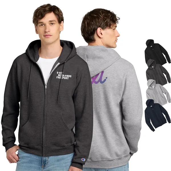 Champion® Powerblend® Full-Zip Hoodie - Champion® Powerblend® Full-Zip Hoodie - Image 0 of 7