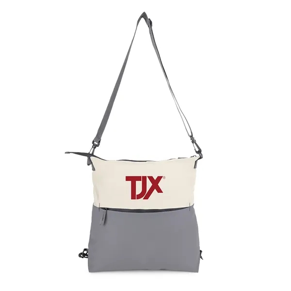 Ocean Plastic Two Tone Backpack Tote - Ocean Plastic Two Tone Backpack Tote - Image 1 of 9