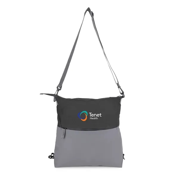 Ocean Plastic Two Tone Backpack Tote - Ocean Plastic Two Tone Backpack Tote - Image 3 of 9