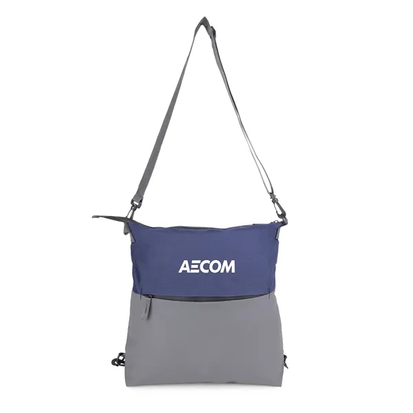 Ocean Plastic Two Tone Backpack Tote - Ocean Plastic Two Tone Backpack Tote - Image 5 of 9