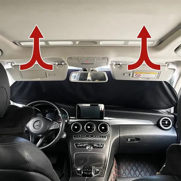 Foldable Car Windshield Sunshade - Foldable Car Windshield Sunshade - Image 1 of 5