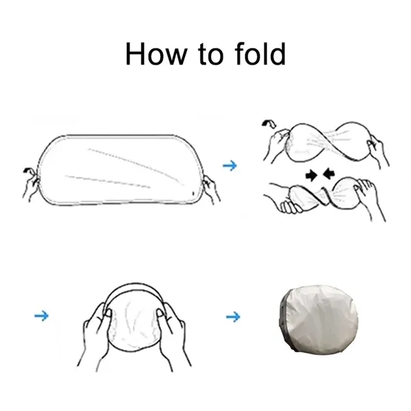 Foldable Car Windshield Sunshade - Foldable Car Windshield Sunshade - Image 3 of 5