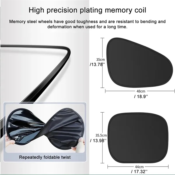 Car Window SunShade with Electrostatic Adsorption - Car Window SunShade with Electrostatic Adsorption - Image 4 of 5