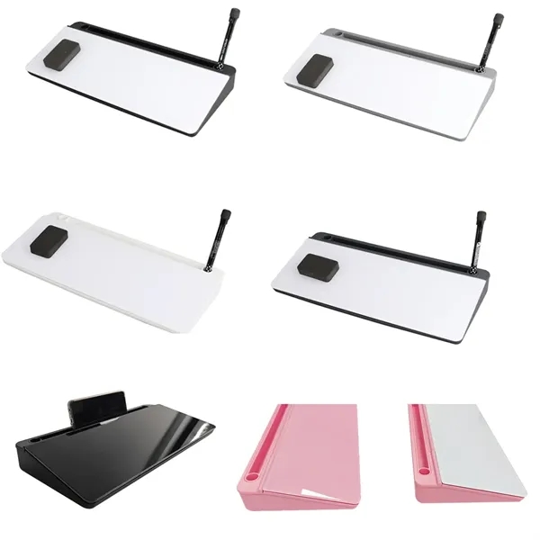 Glass Desk Whiteboard with Storage - Glass Desk Whiteboard with Storage - Image 2 of 5