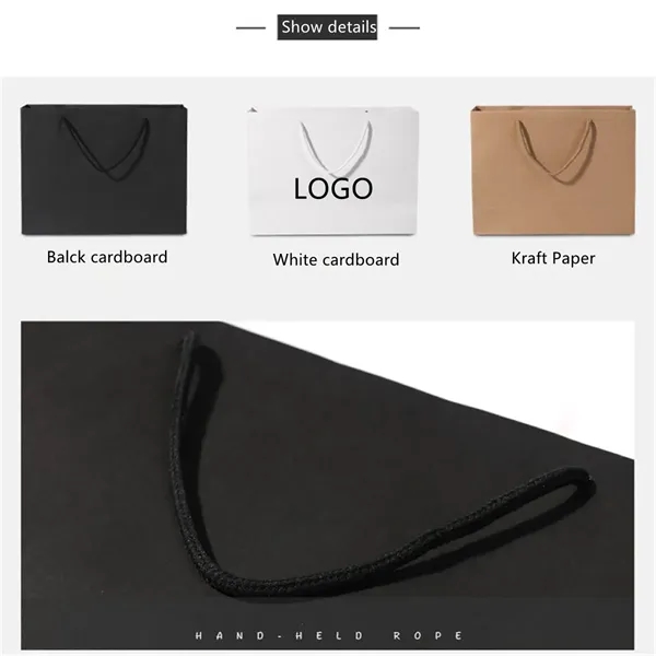 Boutique Shopping Bags with Handles - Boutique Shopping Bags with Handles - Image 1 of 3