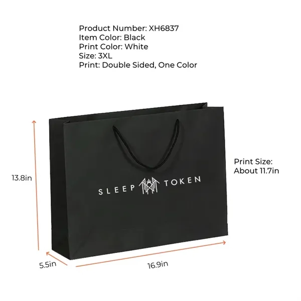 Boutique Shopping Bags with Handles - Boutique Shopping Bags with Handles - Image 3 of 3