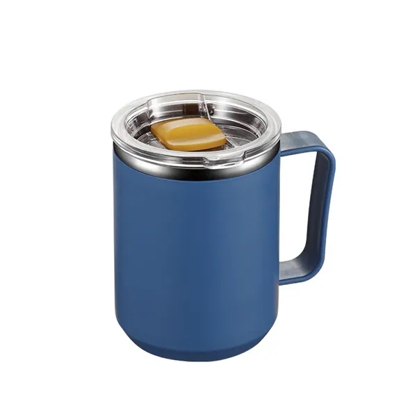 15oz stainless steel coffee mugs with handle - 15oz stainless steel coffee mugs with handle - Image 0 of 3